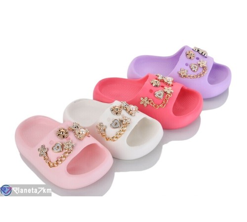 Шлепки дитячі на літо (12 пар р.30-35) мікс  "ELMA"