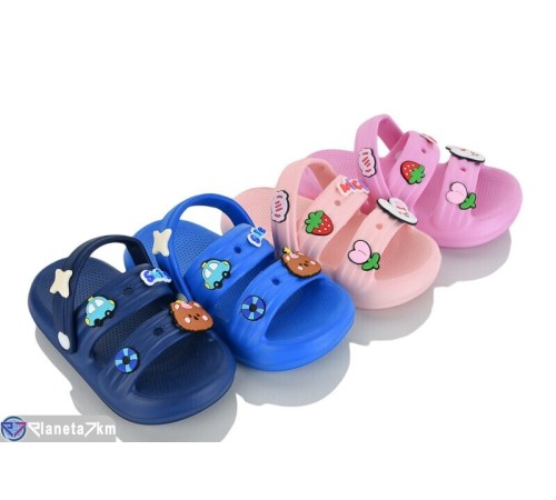 Дитячі босоніжки на літо (12 пар р.24-29) мікс  "ELMA"