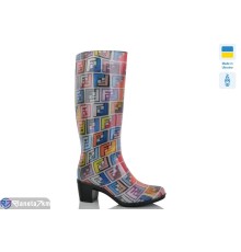 Жіноче гумове взуття на весну/осінь (8 пар р.36-41) мікс  "ELMA"