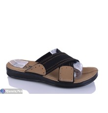 Шлепки чоловічі на літо (6 пар р.40-45) чорний  "Taffi"