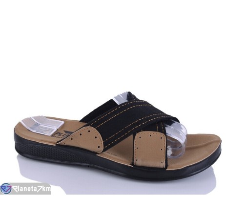 Шлепки чоловічі на літо (6 пар р.40-45) чорний  "Taffi"