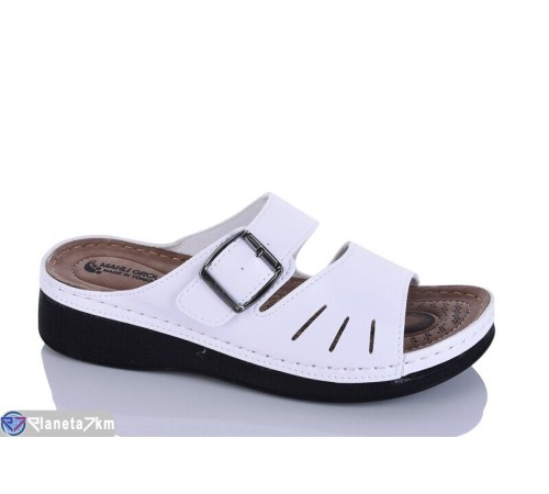 Шлепки жіночі на літо (6 пар р.37-41) білий  "SALIVAN"