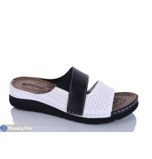 Шлепки жіночі на літо (6 пар р.37-41) білий  "SALIVAN"