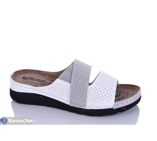 Шлепки жіночі на літо (6 пар р.37-41) сірий  "SALIVAN"