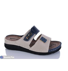 Шлепки жіночі на літо (6 пар р.37-41) бежевий  "SALIVAN"