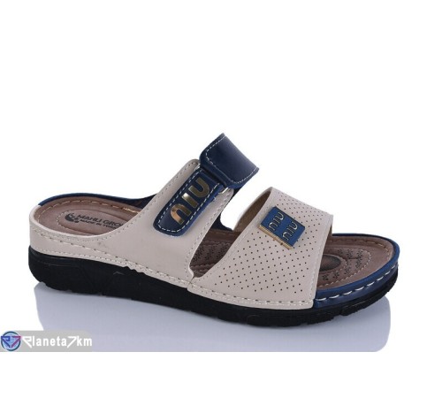 Шлепки жіночі на літо (6 пар р.37-41) бежевий  "SALIVAN"