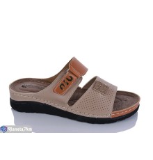 Шлепки жіночі на літо (6 пар р.37-41) бежевий  "SALIVAN"