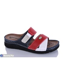 Шлепки жіночі на літо (6 пар р.37-41) синій  "SALIVAN"