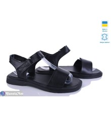 Босоніжки жіночі на літо (8 пар р.36-41) чорний  "FOX"