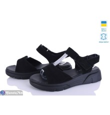 Босоніжки жіночі на літо (8 пар р.36-41) чорний  "FOX"