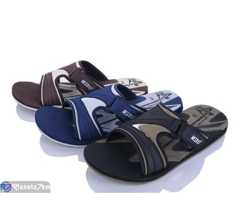 Шлепки чоловічі на літо (24 пар р.41-45) мікс  "Kalabok"