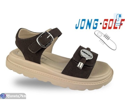 Дитячі босоніжки на літо (8 пар р.30-37) коричневий  "STRONGO"