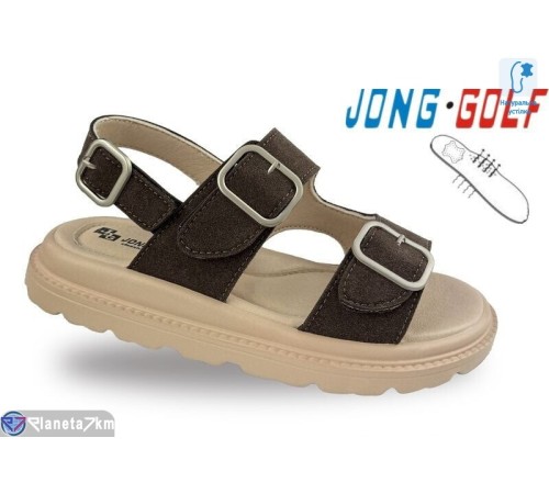 Дитячі босоніжки на літо (8 пар р.30-37) коричневий  "STRONGO"