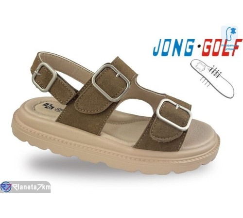 Дитячі босоніжки на літо (8 пар р.30-37) коричневий  "STRONGO"