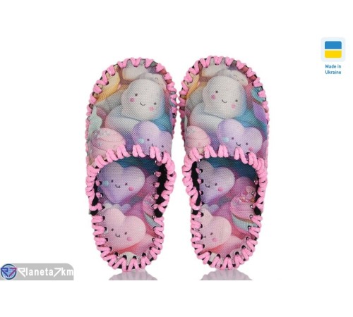 Тапки дитячі на весну/осінь (9 пар р.30-35) рожевий  "Activ"