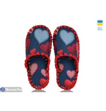 Тапки дитячі на весну/осінь (9 пар р.30-35) синій  "Activ"