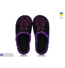 Тапки дитячі на весну/осінь (9 пар р.30-35) чорний  "Activ"