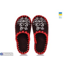 Тапки дитячі на весну/осінь (9 пар р.30-35) бордовий  "Activ"