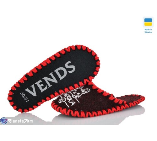 Тапки дитячі на весну/осінь (9 пар р.30-35) бордовий  "Activ"