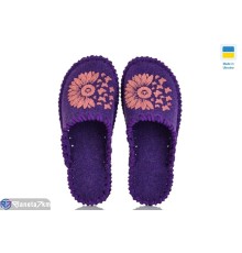 Тапки жіночі на весну/осінь (9 пар р.36-41) фіолетовий  "Activ"