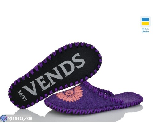 Тапки жіночі на весну/осінь (9 пар р.36-41) фіолетовий  "Activ"