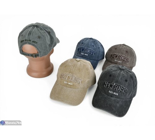 Кепка чоловіча на літо (5 шт. р.сетка 56-59) мікс  "CAROLLA"