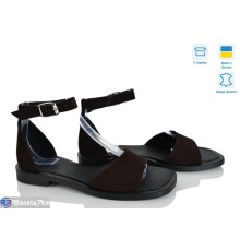 Босоніжки жіночі на літо (6 пар р.36-40) коричневий  "Linda"