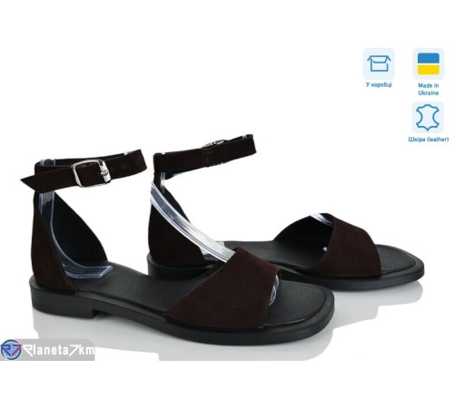 Босоніжки жіночі на літо (6 пар р.36-40) коричневий  "Linda"