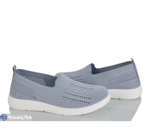 Туфлі жіночі на літо (8 пар р.37-42) сірий  "KULIBABA"