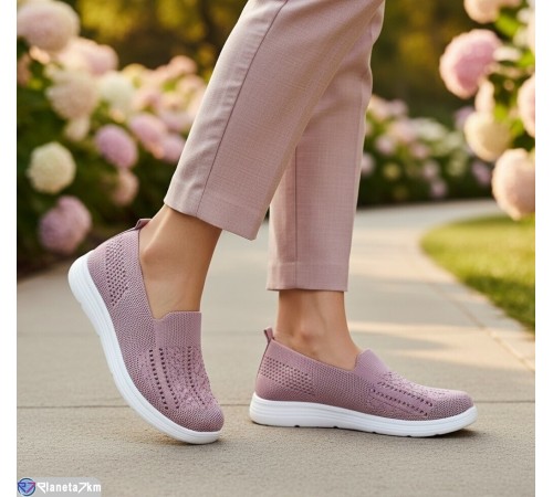 Туфлі жіночі на літо (8 пар р.37-42) рожевий  "KULIBABA"