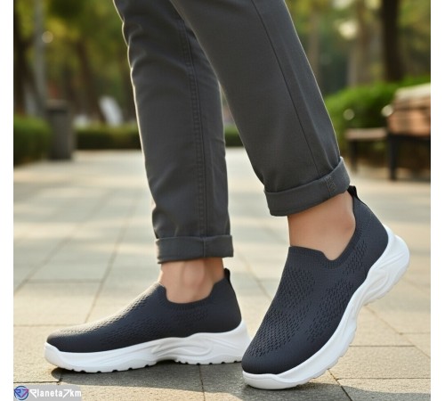 Кросівки чоловічі на літо (8 пар р.40-45) сірий  "KULIBABA"