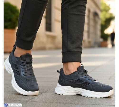 Кросівки чоловічі на літо (8 пар р.40-45) сірий  "KULIBABA"