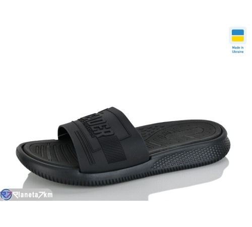 Шлепки чоловічі на літо (24 пар р.41-46) чорний  "Restime"