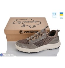 Кросівки чоловічі на літо (8 пар р.41-45) коричневий  "Restime"