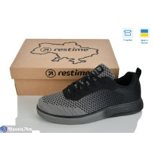 Кросівки чоловічі на літо (8 пар р.41-45) сірий  "Restime"