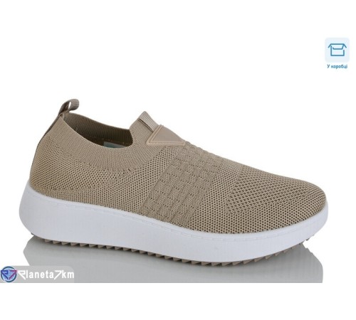 Кросівки жіночі на літо (8 пар р.36-41) бежевий  "Belossa"