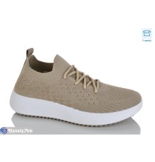 Кросівки жіночі на літо (8 пар р.36-41) бежевий  "Belossa"