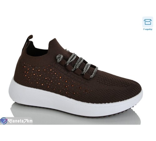 Кросівки жіночі на літо (8 пар р.36-41) коричневий  "Belossa"