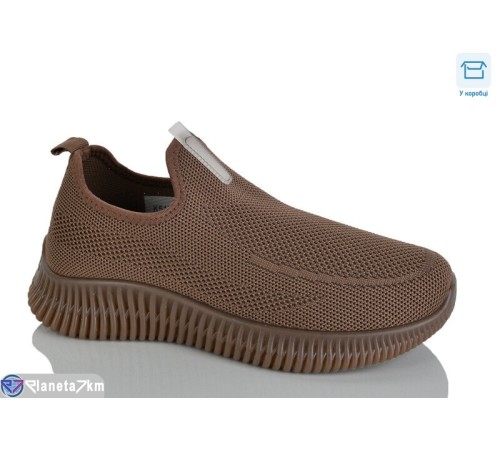 Кросівки жіночі на літо (8 пар р.36-41) коричневий  "Belossa"