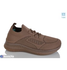 Кросівки жіночі на літо (8 пар р.36-41) коричневий  "Belossa"