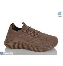 Кросівки жіночі на літо (8 пар р.36-41) коричневий  "Belossa"