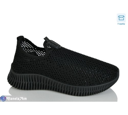 Кросівки жіночі на літо (8 пар р.36-41) чорний  "Belossa"