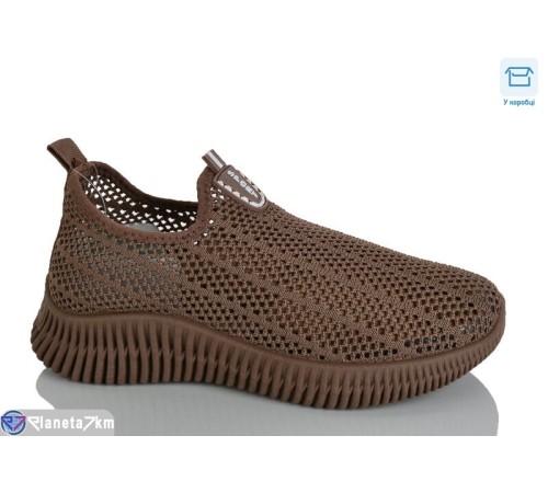 Кросівки жіночі на літо (8 пар р.36-41) коричневий  "Belossa"