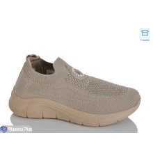 Кросівки жіночі на літо (8 пар р.36-41) бежевий  "Belossa"