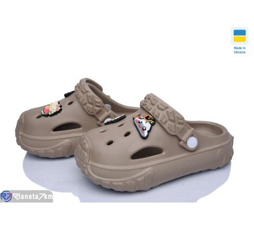 Кроки дитячі на літо (6 пар р.24-35) коричневий  "LEO"