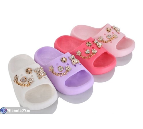 Шлепки дитячі на літо (12 пар р.30-35) мікс  "IEFTIN"