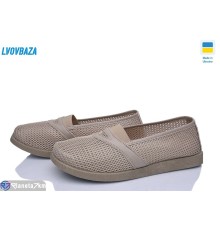 Балетки жіночі на літо (8 пар р.37-42) бежевий  "LEOBAZA"