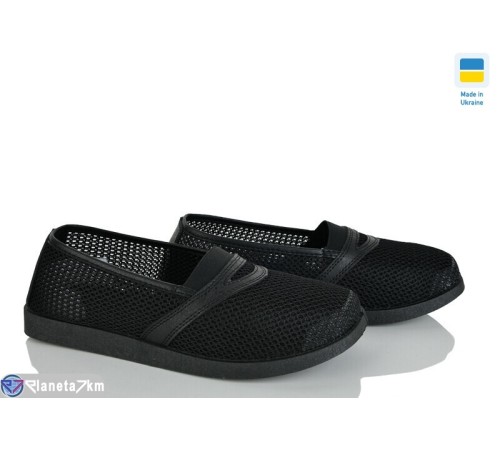 Балетки жіночі на літо (8 пар р.37-42) чорний  "OLLA"
