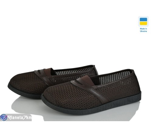 Балетки жіночі на літо (8 пар р.37-42) коричневий  "OLLA"