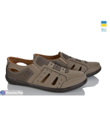 Туфлі чоловічі на літо (8 пар р.40-45) бежевий  "OLLA"